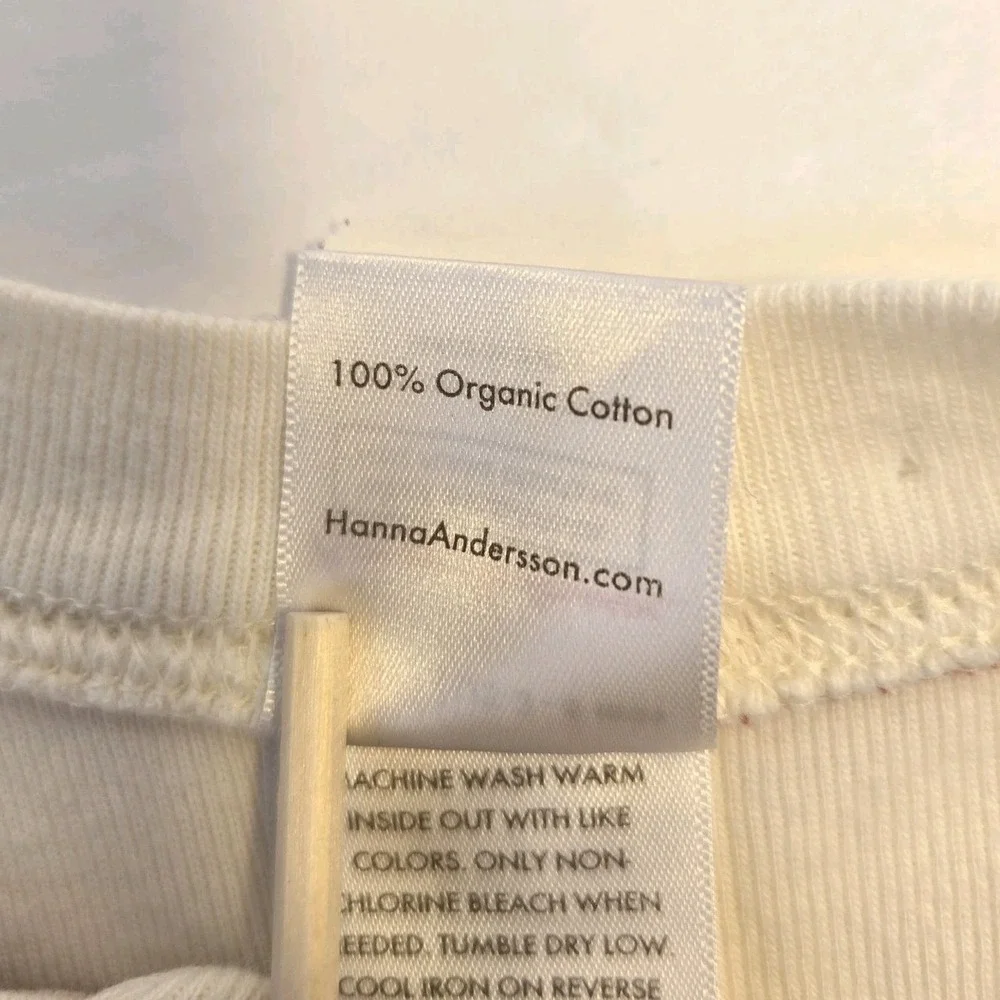 Hanna Andersson‎ Baby Zip Sleeper Apple Of My Eye Size 3-6 Months Organic Cotton